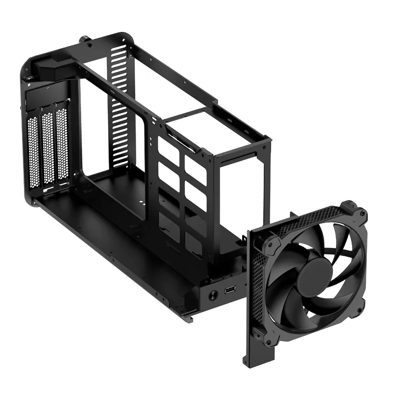 Jonsbo V11 -mini-ITX - case, silver, PCI-E 4.0