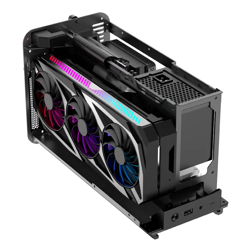 Jonsbo V11 -mini-ITX - case, silver, PCI-E 4.0