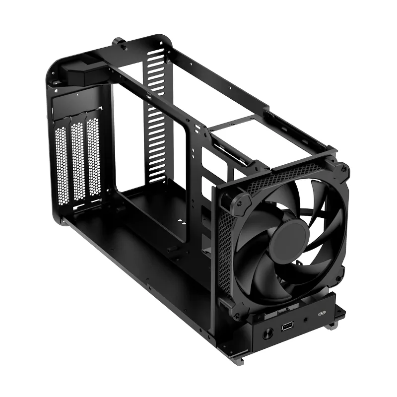 Jonsbo V11 -mini-ITX - case, silver, PCI-E 4.0