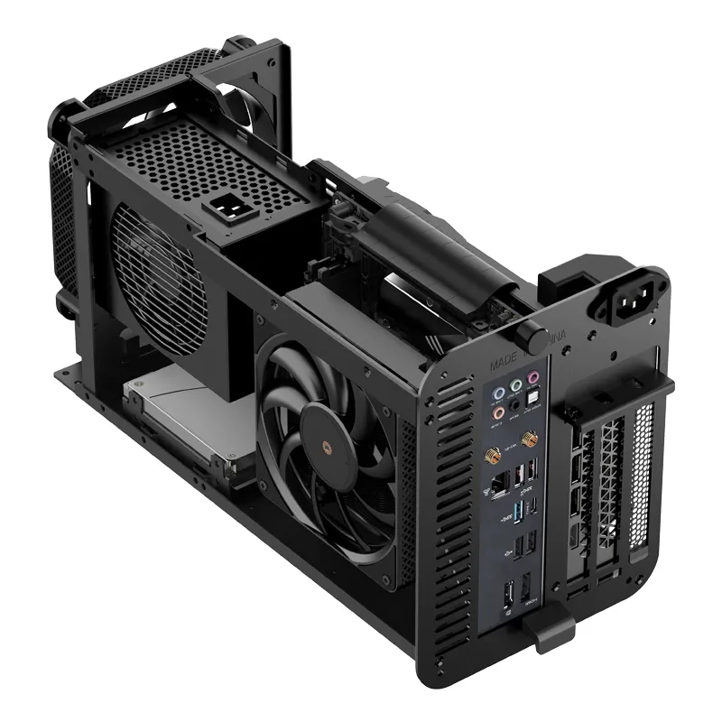 Jonsbo V11 -mini-ITX - case, silver, PCI-E 4.0