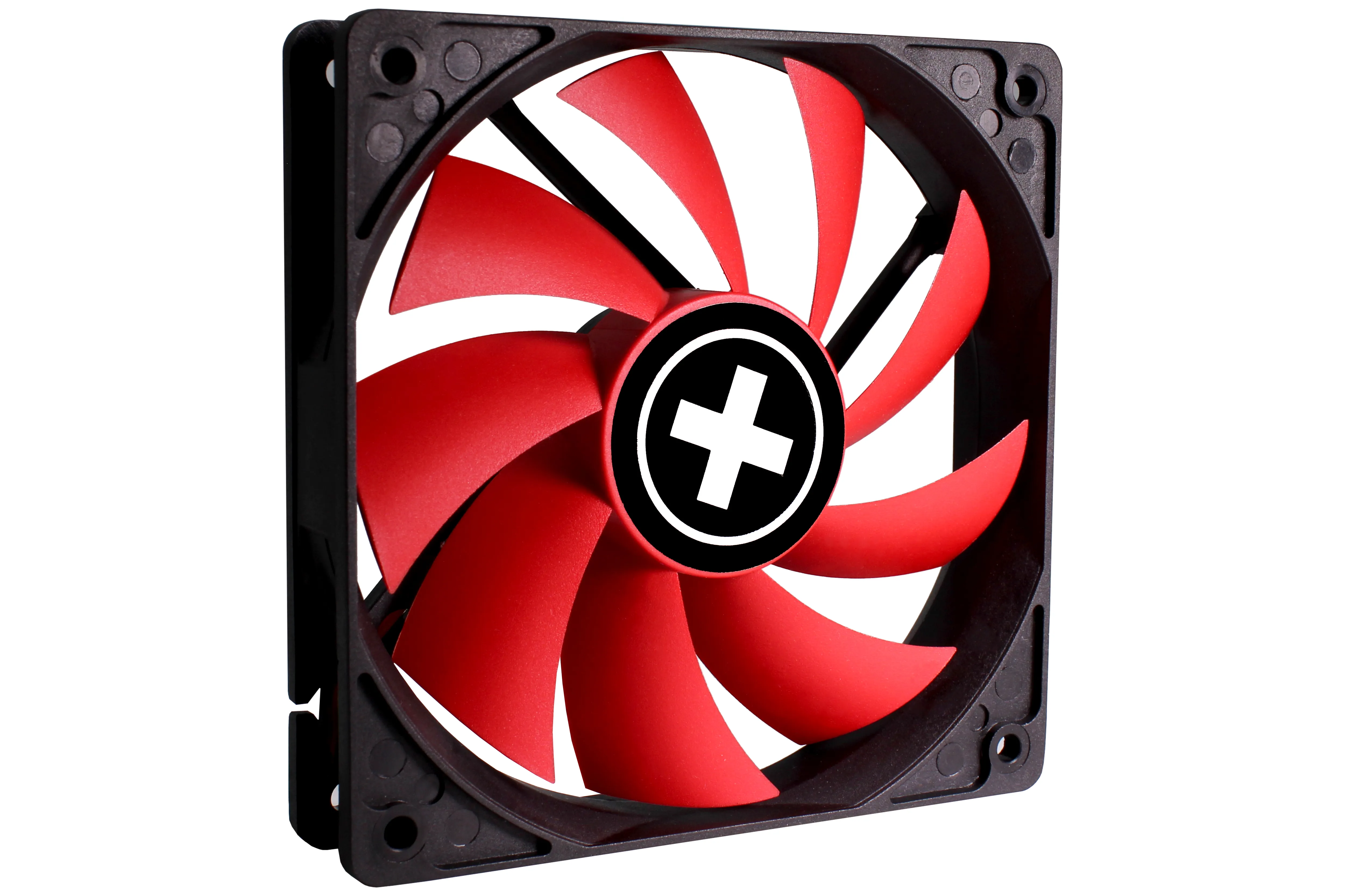 Xilence Performance XF042, 120mm, PWM -chassi fläkt, Black/Red