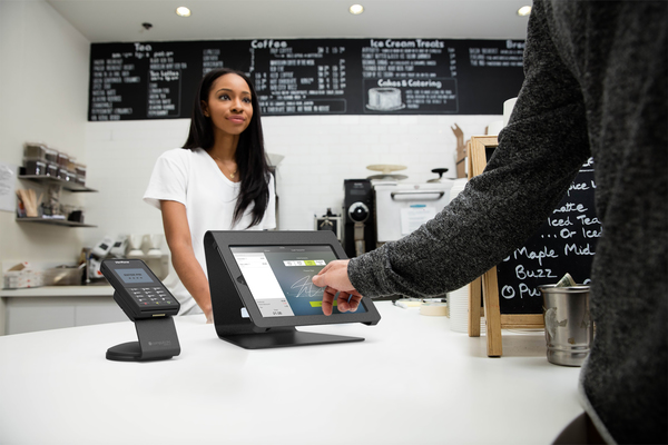 Compulocks Nollie iPad Kiosk - Nollie iPad POS Stand - Teline tuotteelle tabletti - musta - p&ouml;yt&auml;mallin jalusta malleihin Apple iPad Air, iPad Air 2