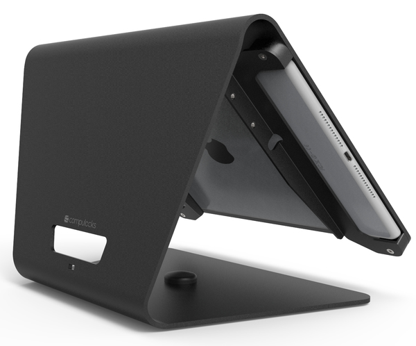 Compulocks Nollie iPad Kiosk - Nollie iPad POS Stand - Teline tuotteelle tabletti - musta - p&ouml;yt&auml;mallin jalusta malleihin Apple iPad Air, iPad Air 2