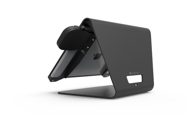 Compulocks Nollie iPad Kiosk - Nollie iPad POS Stand - Teline tuotteelle tabletti - musta - p&ouml;yt&auml;mallin jalusta malleihin Apple iPad Air, iPad Air 2