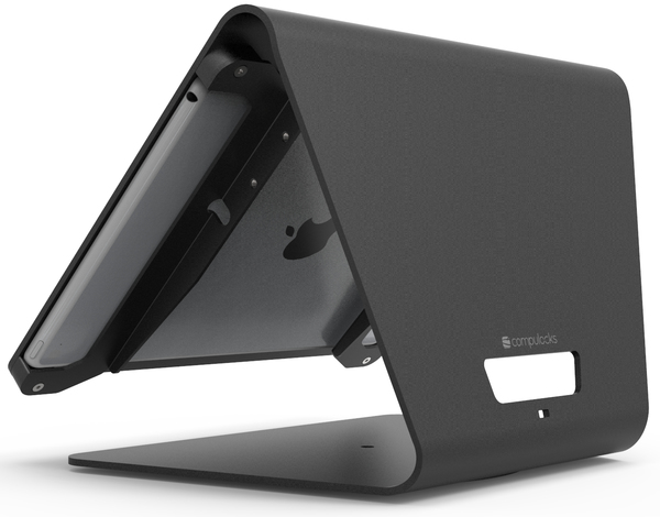 Compulocks Nollie iPad Kiosk - Nollie iPad POS Stand - Teline tuotteelle tabletti - musta - p&ouml;yt&auml;mallin jalusta malleihin Apple iPad Air, iPad Air 2