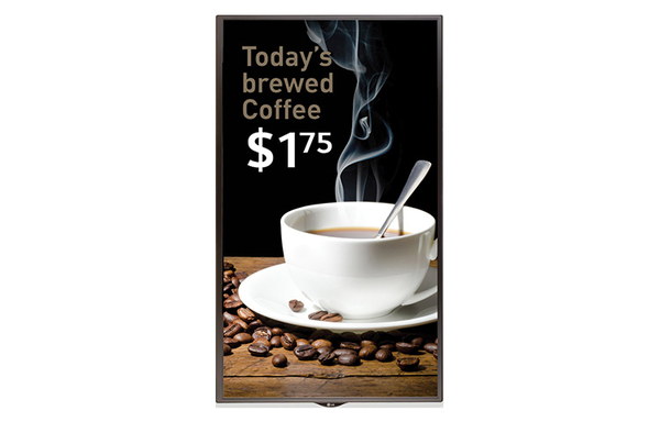 LG 65SE3B-B - 65" Luokka LED-n&auml;ytt&ouml; - digital signage - 1080p (Full HD) - reunavalaistus - musta