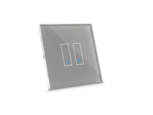 Iotty Smart Switch dubbelknapps frontpanel