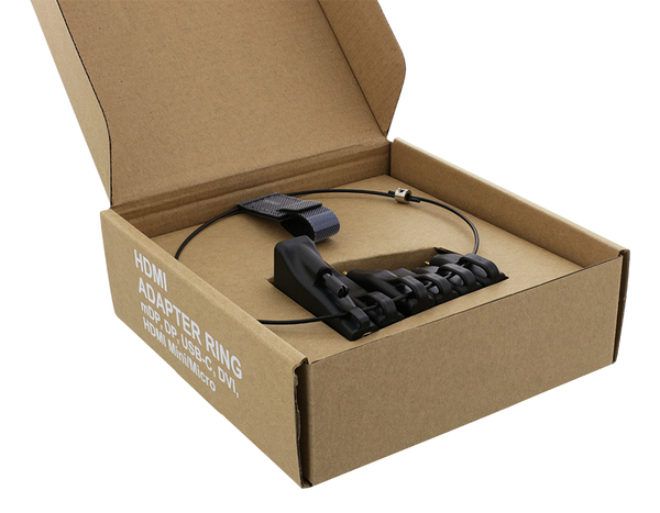 DELTACO Office, HDMI ADAPTER RING, mDP, DP, USB-C, DVI, HDMI C/D, 4K