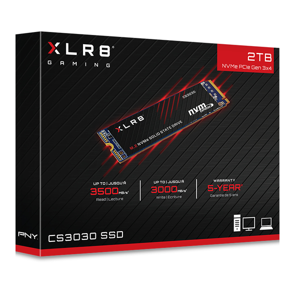 PNY XLR8 CS3030 M.2 NVMe SSD 2TB