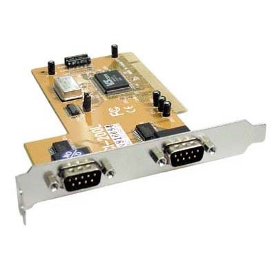 VSCOM I/O kort PCI, 2xS(16950), DB9, 16b FIFO, PnP