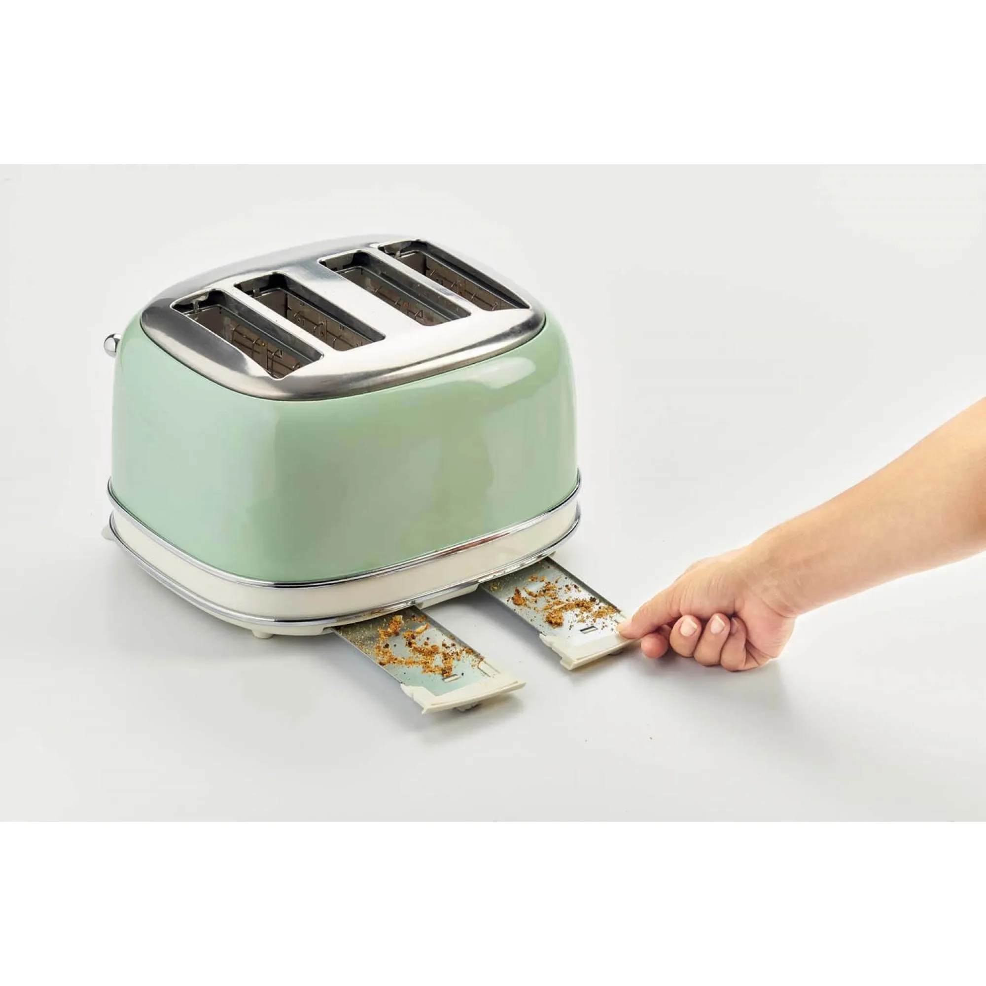 Ariete Vintage - toaster, 4 slice(s), Green