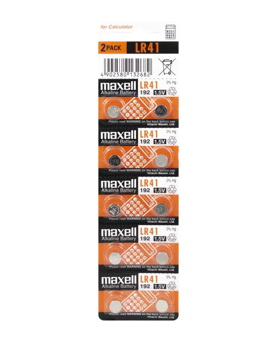 Maxell LR41 10-pack