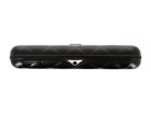 ÖGON Quilted Button Card holder metal lock quilted alu Black