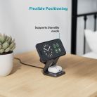Epico UltraBase Qi2 25W 3in1 Fold Metal Mag+ Wireless Charging Stand EF60 | Space Grey | Protective  &  Travel Pouch Included