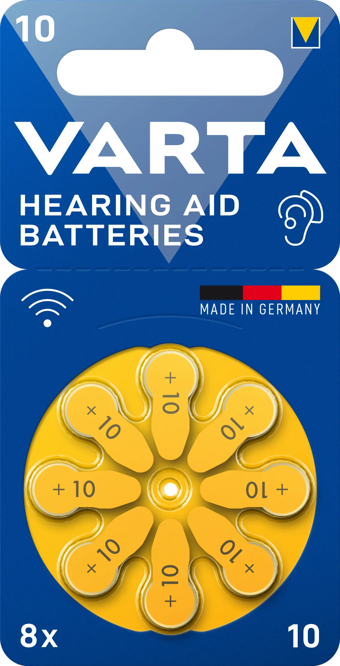 VARTA Size 10 A10 PR70 - Hearing Aid Battery