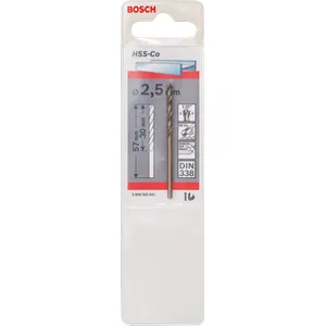Bosch HSS-Co, DIN 338 Borebit