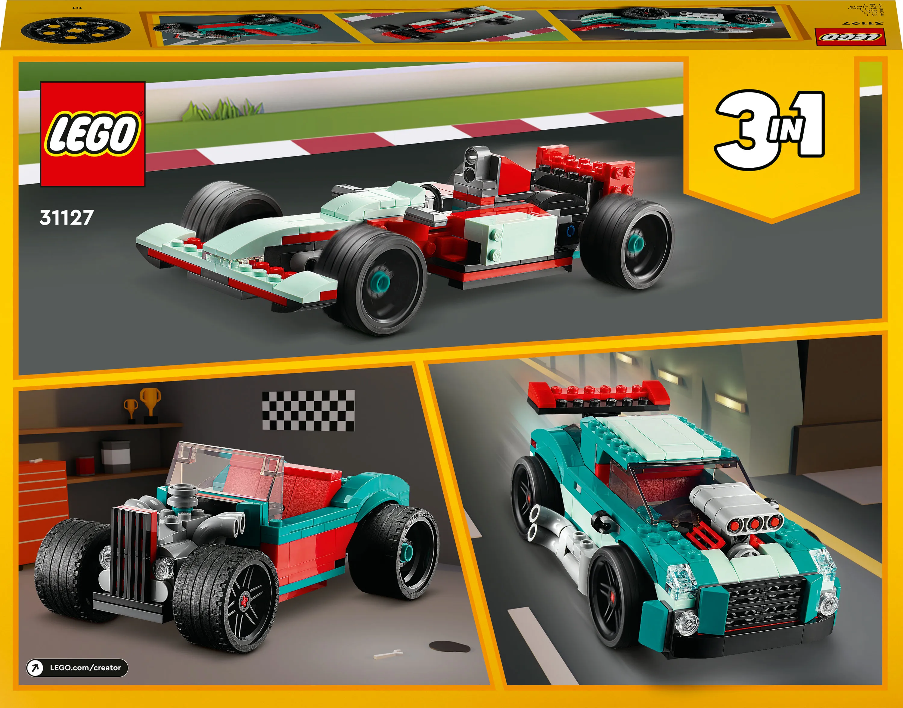Lego Creator 3in1 Street Racer 31127 Lego Creator 3in1 Street Racer 31127
