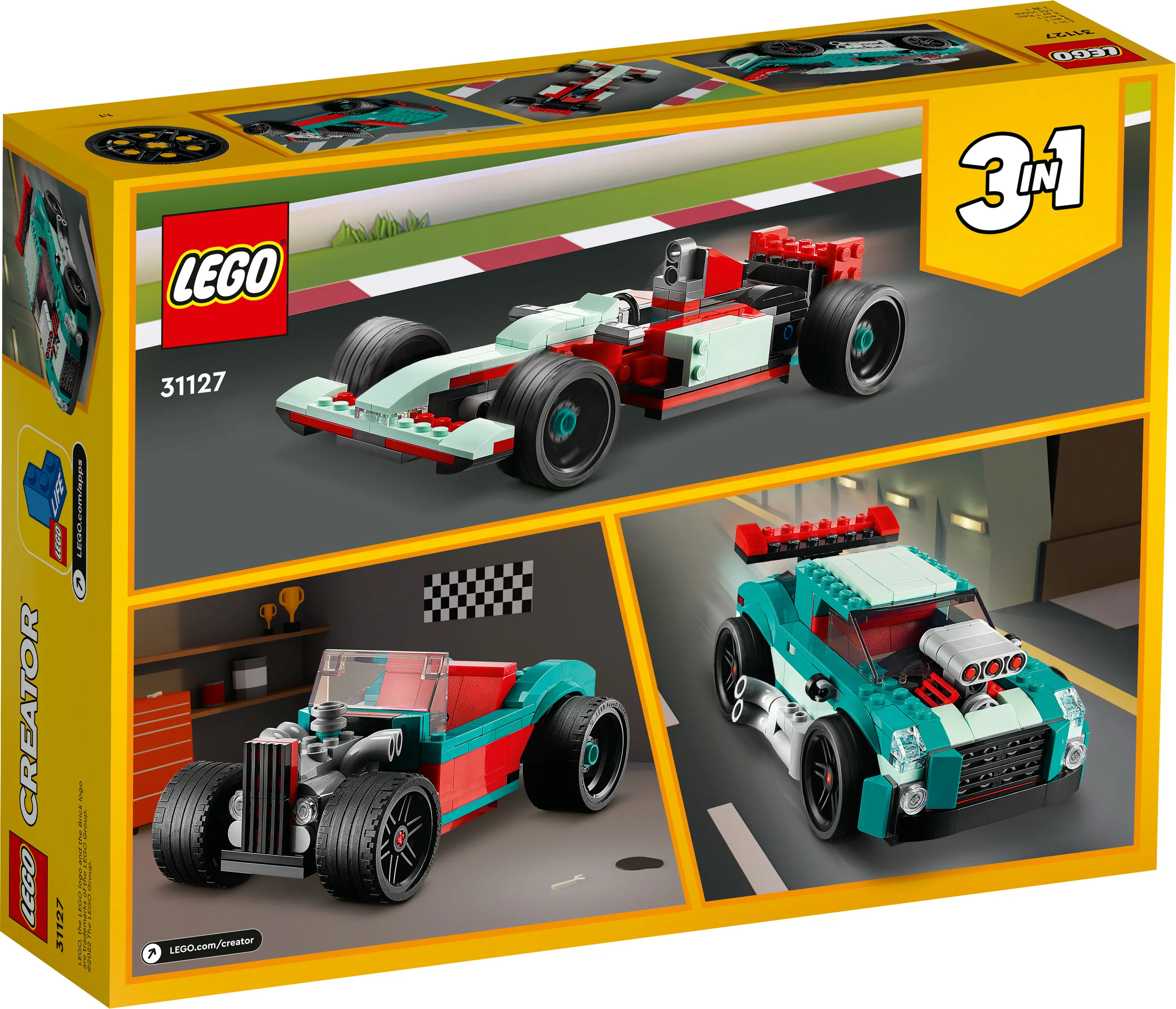 Lego Creator 3in1 Street Racer 31127 Lego Creator 3in1 Street Racer 31127