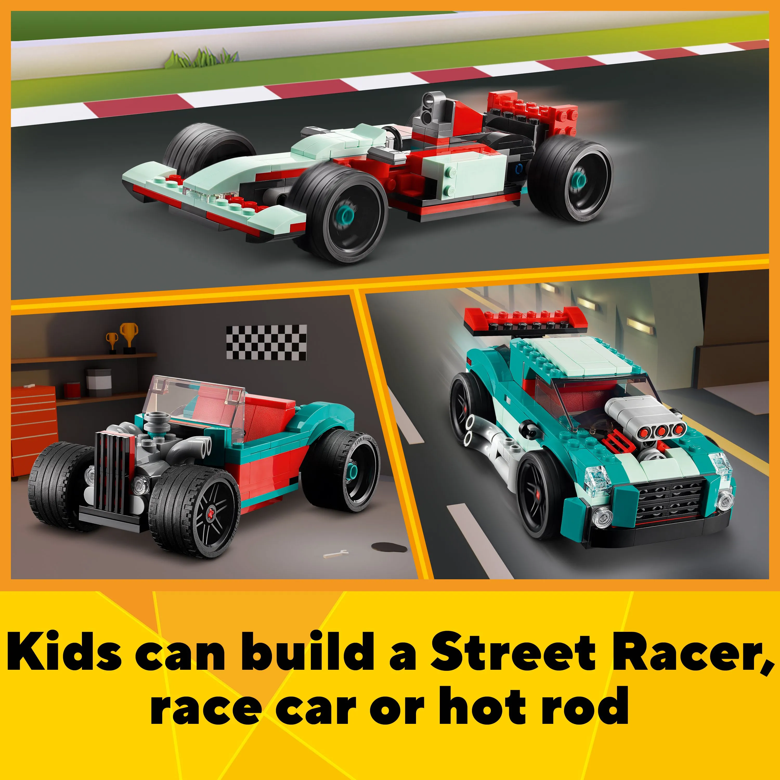 Lego Creator 3in1 Street Racer 31127 Lego Creator 3in1 Street Racer 31127