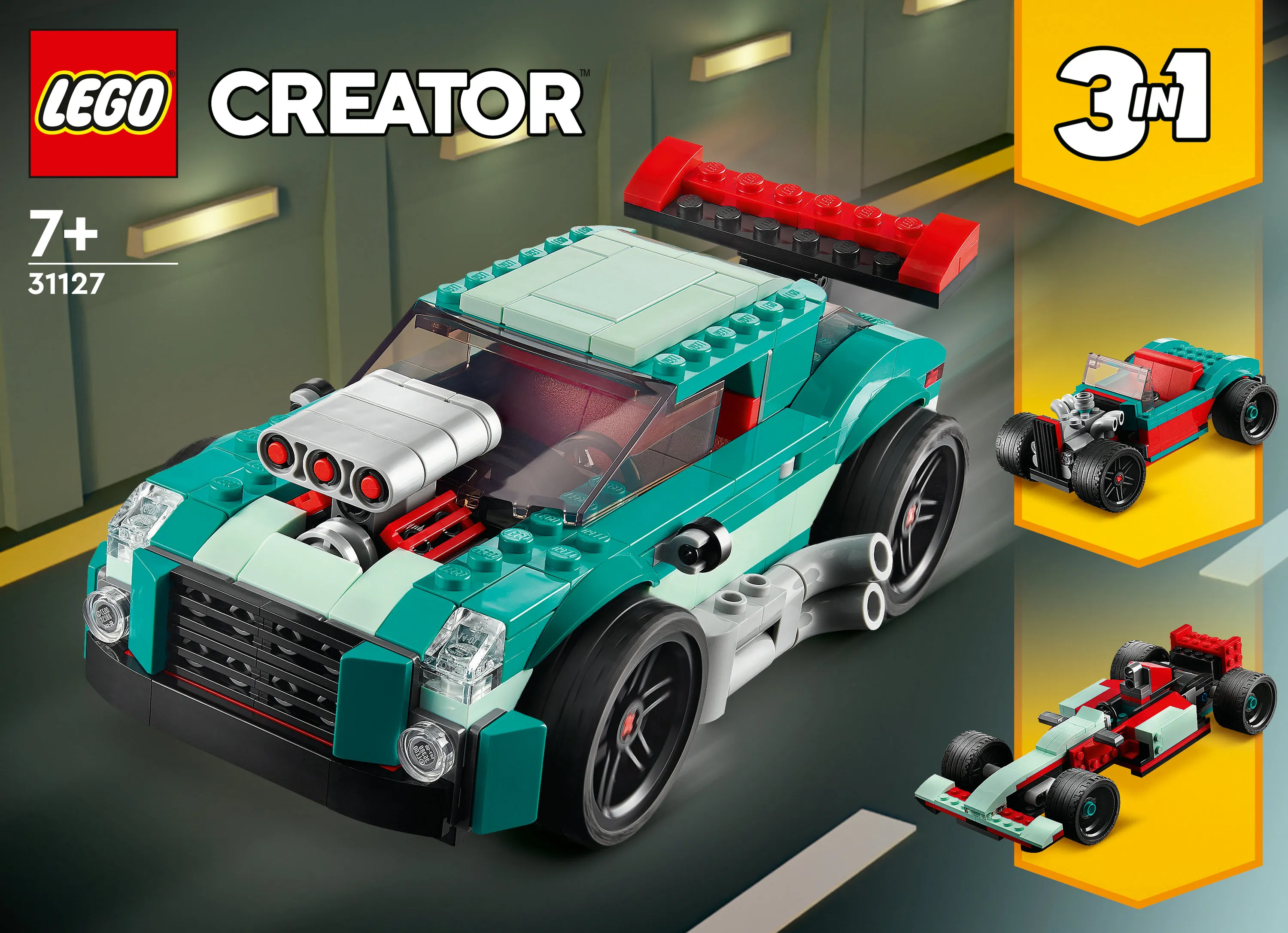 Lego Creator 3in1 Street Racer 31127 Lego Creator 3in1 Street Racer 31127