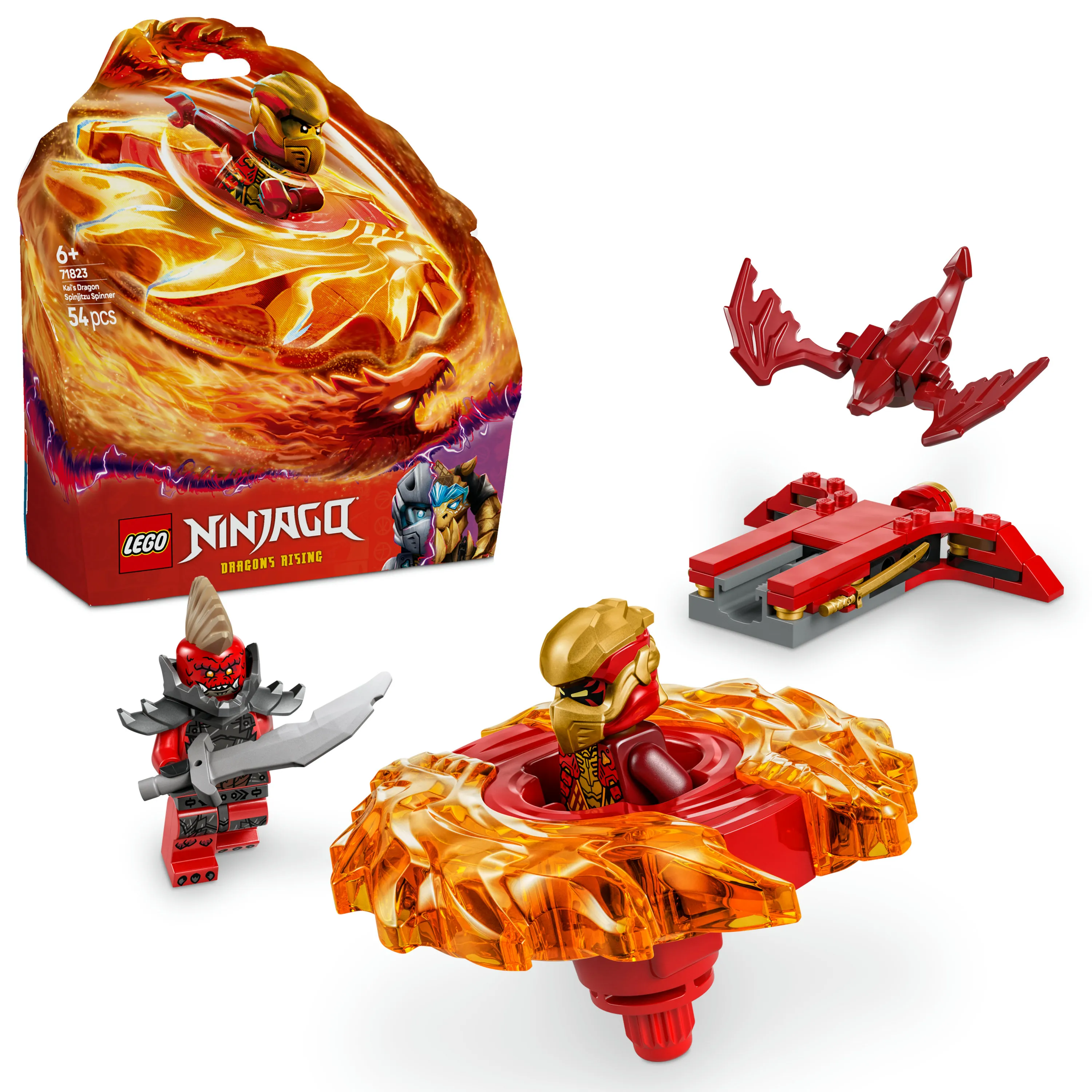 LEGO NINJAGO Kai's Spinjitzu Dragon Spinner 71823