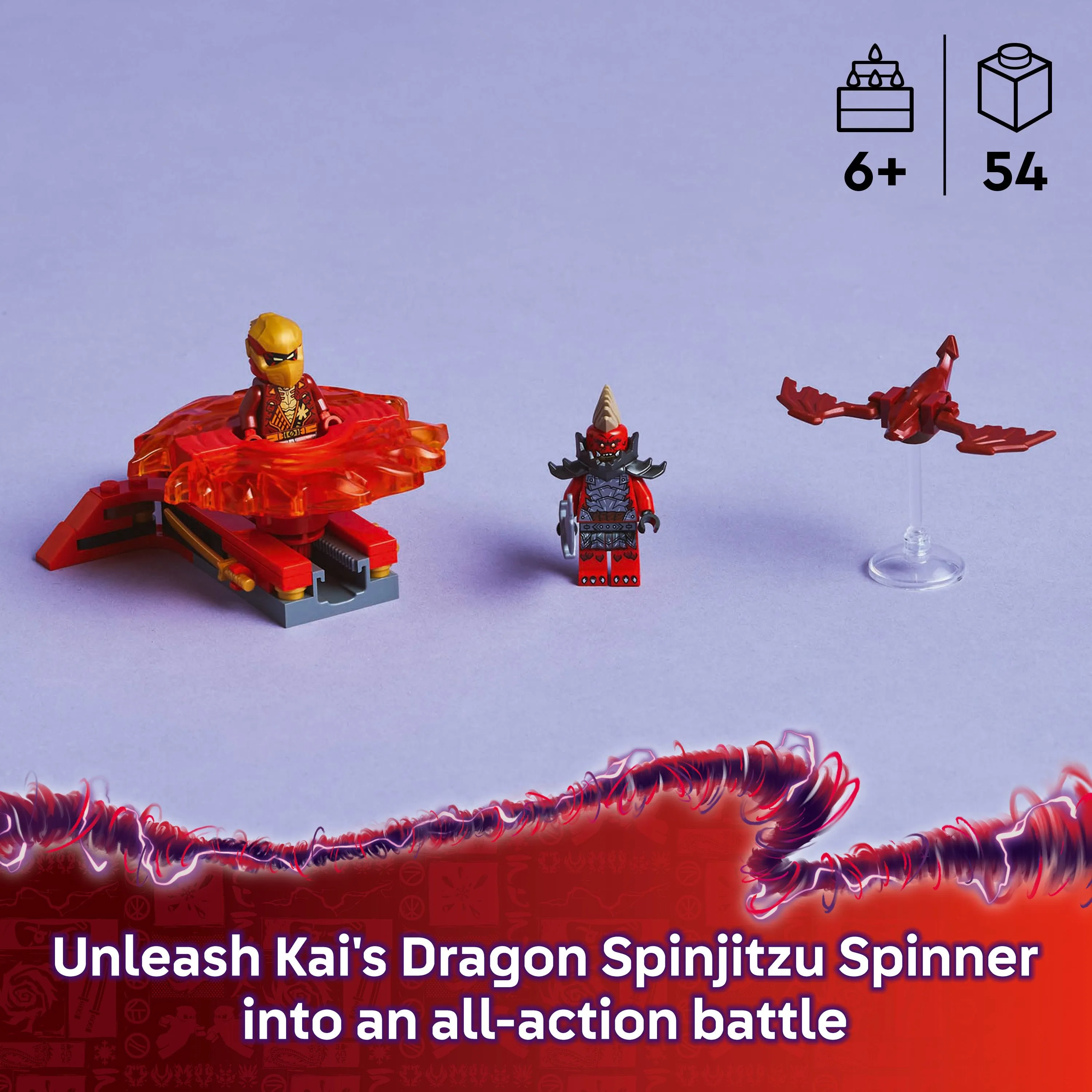 LEGO NINJAGO Kai's Spinjitzu Dragon Spinner 71823