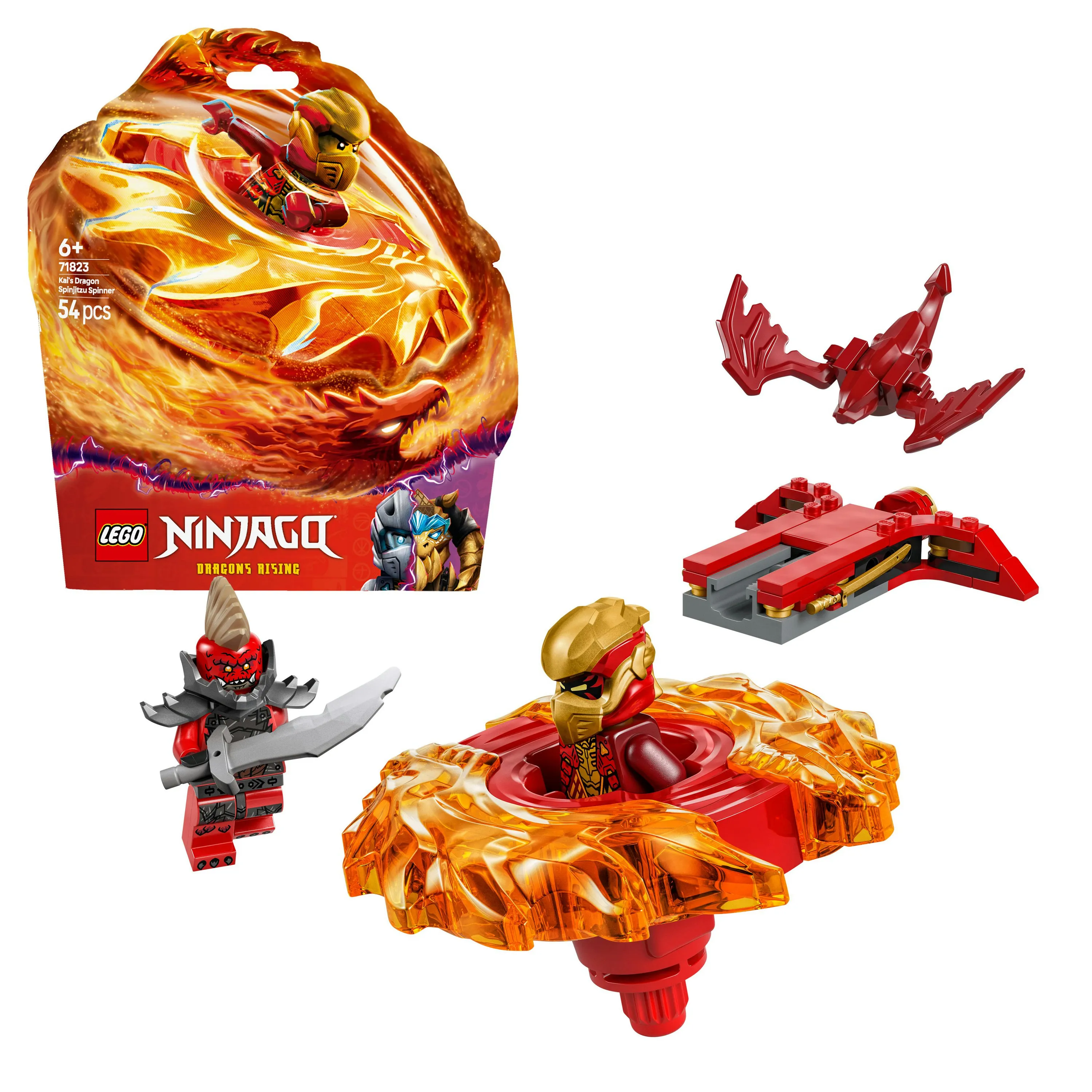 LEGO NINJAGO Kai's Spinjitzu Dragon Spinner 71823