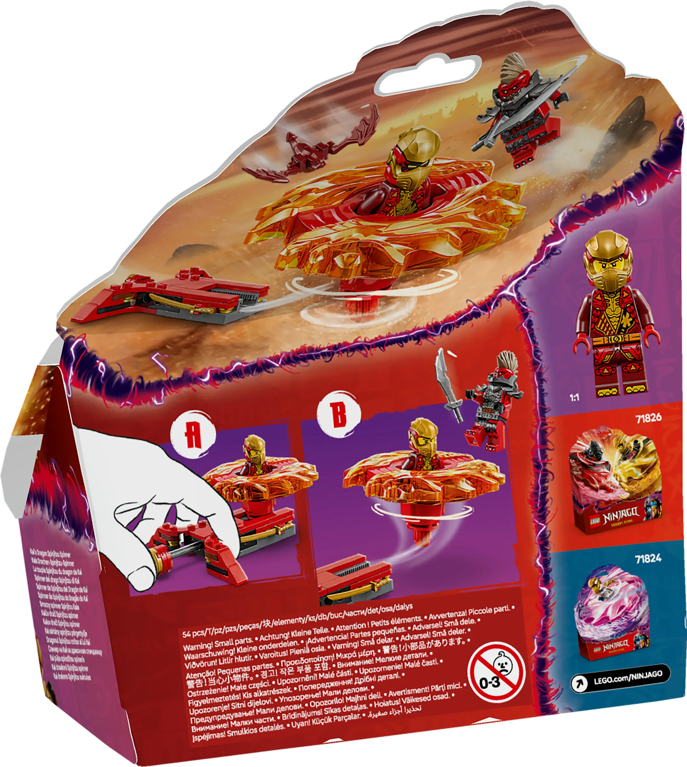 LEGO NINJAGO Kai's Spinjitzu Dragon Spinner 71823