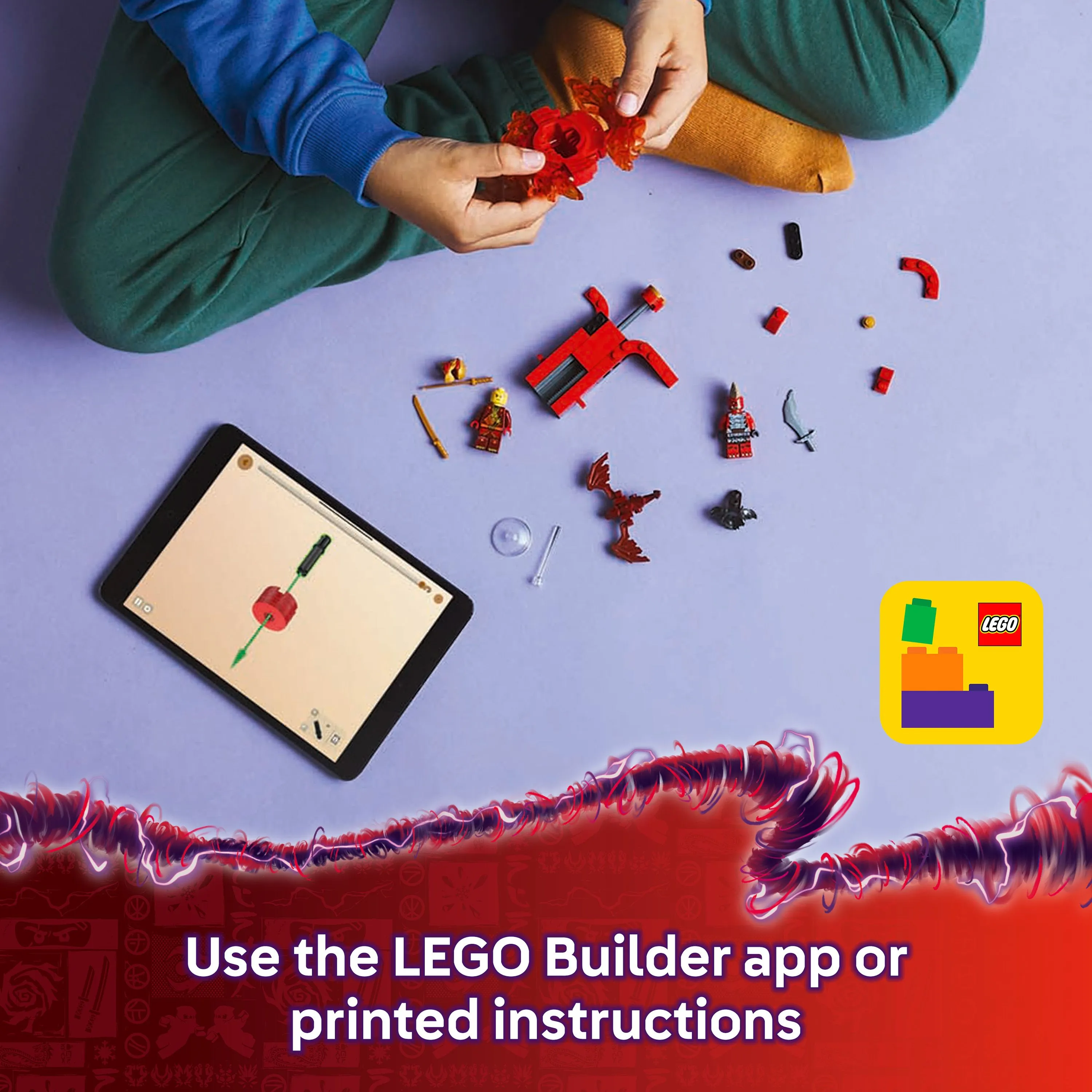 LEGO NINJAGO Kai's Spinjitzu Dragon Spinner 71823