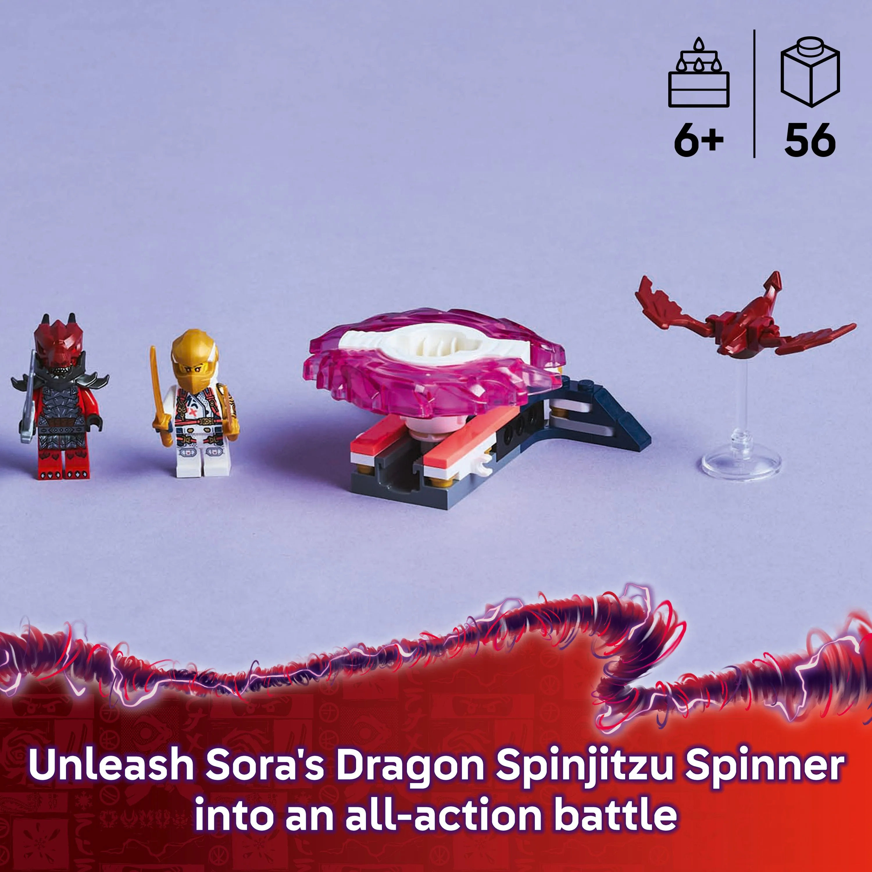 LEGO NINJAGO Sora's Dragon Spinjitzu Spinner 71824