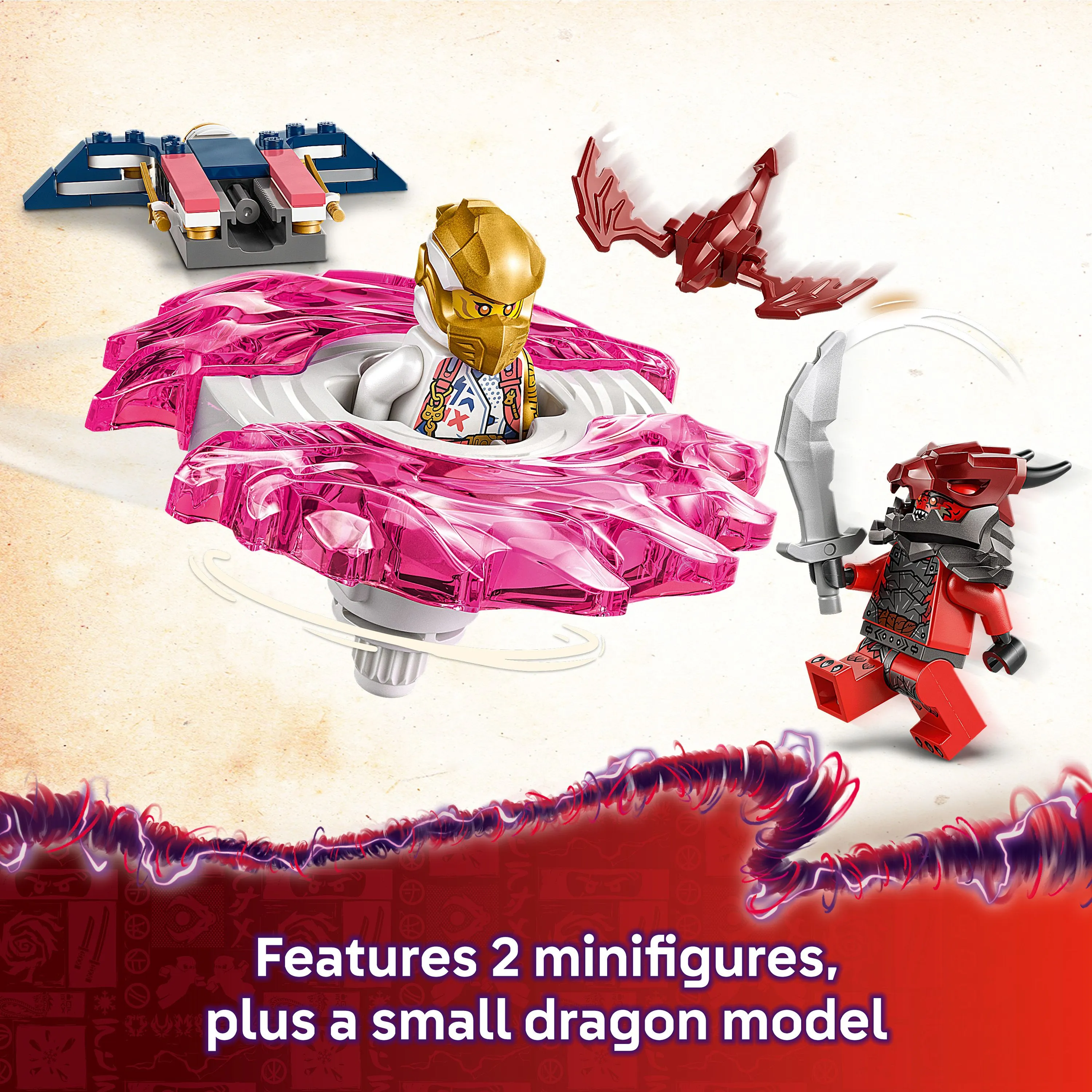 LEGO NINJAGO Sora's Dragon Spinjitzu Spinner 71824