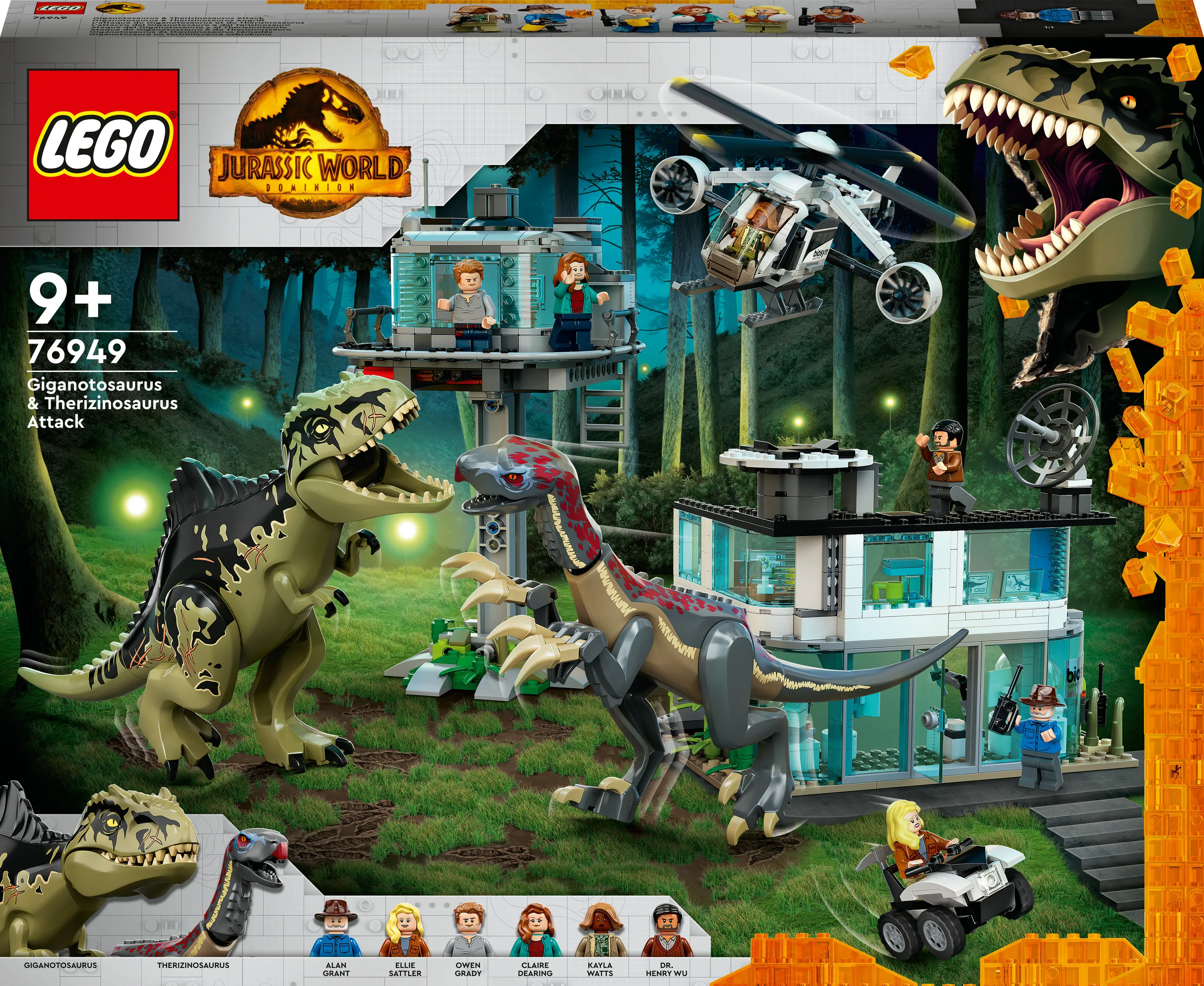 Lego Giganotosaurus &amp; therizinosaurus Attack 76949