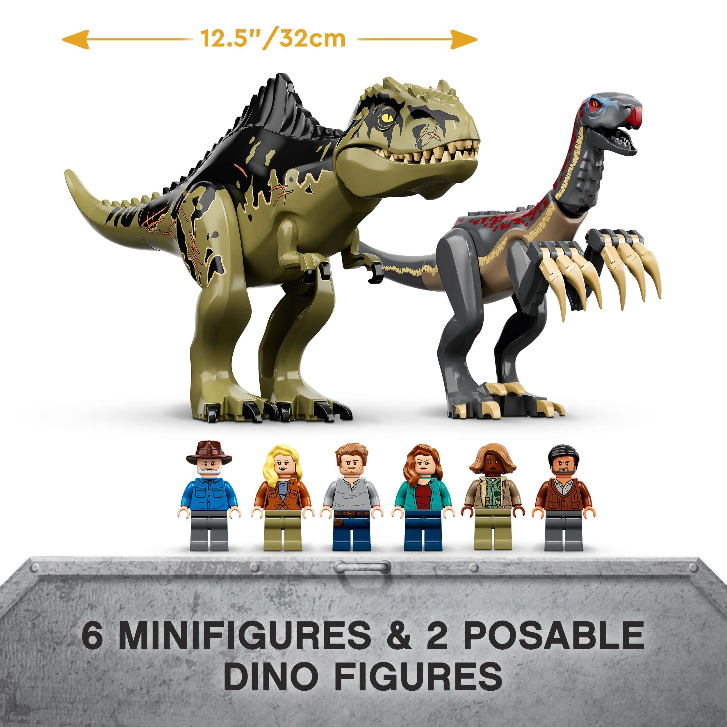 Lego Giganotosaurus &amp; therizinosaurus Attack 76949