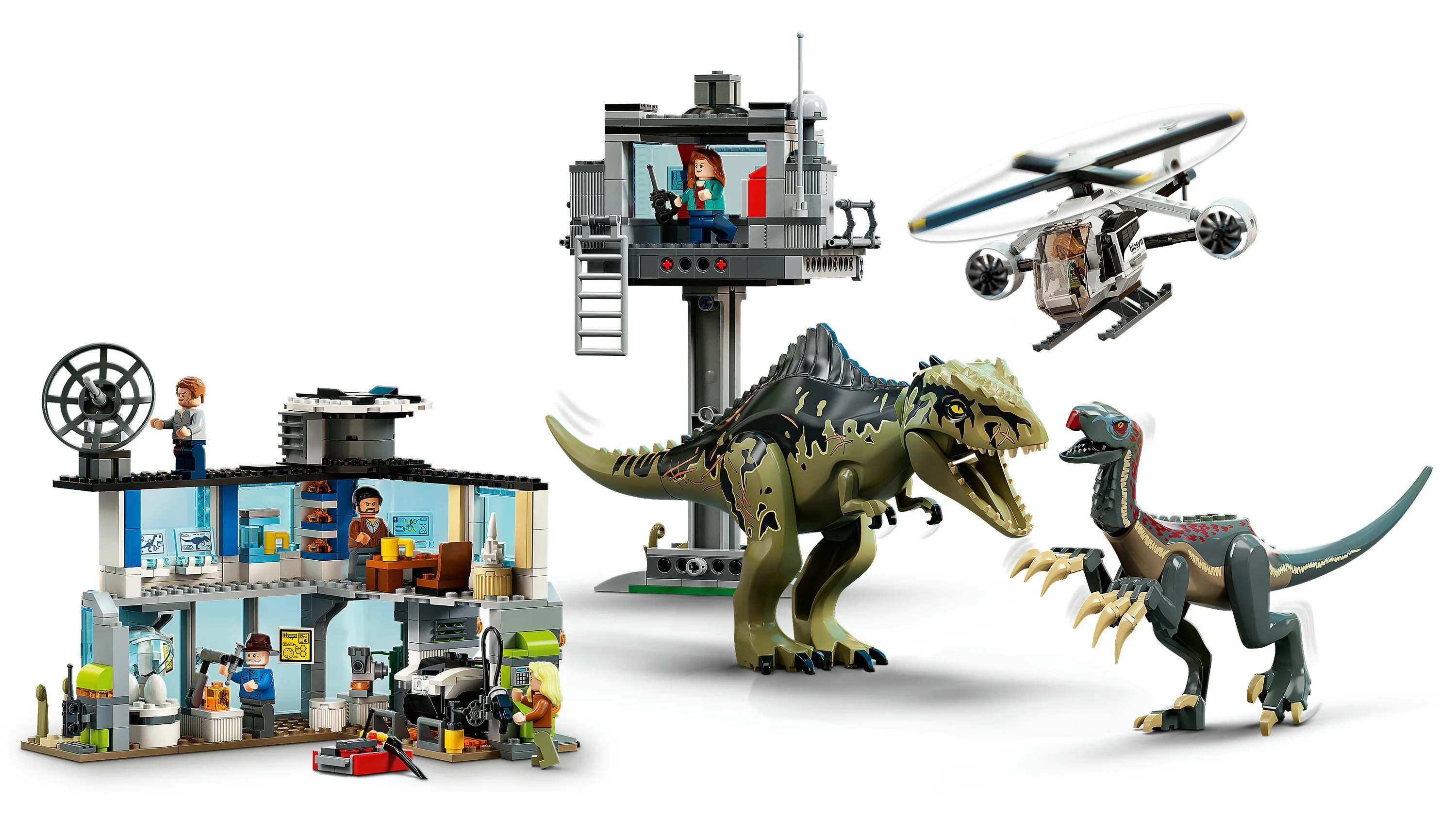 Lego Giganotosaurus &amp; therizinosaurus Attack 76949