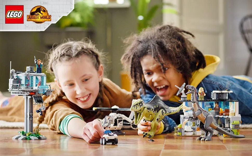 Lego Giganotosaurus &amp; therizinosaurus Attack 76949