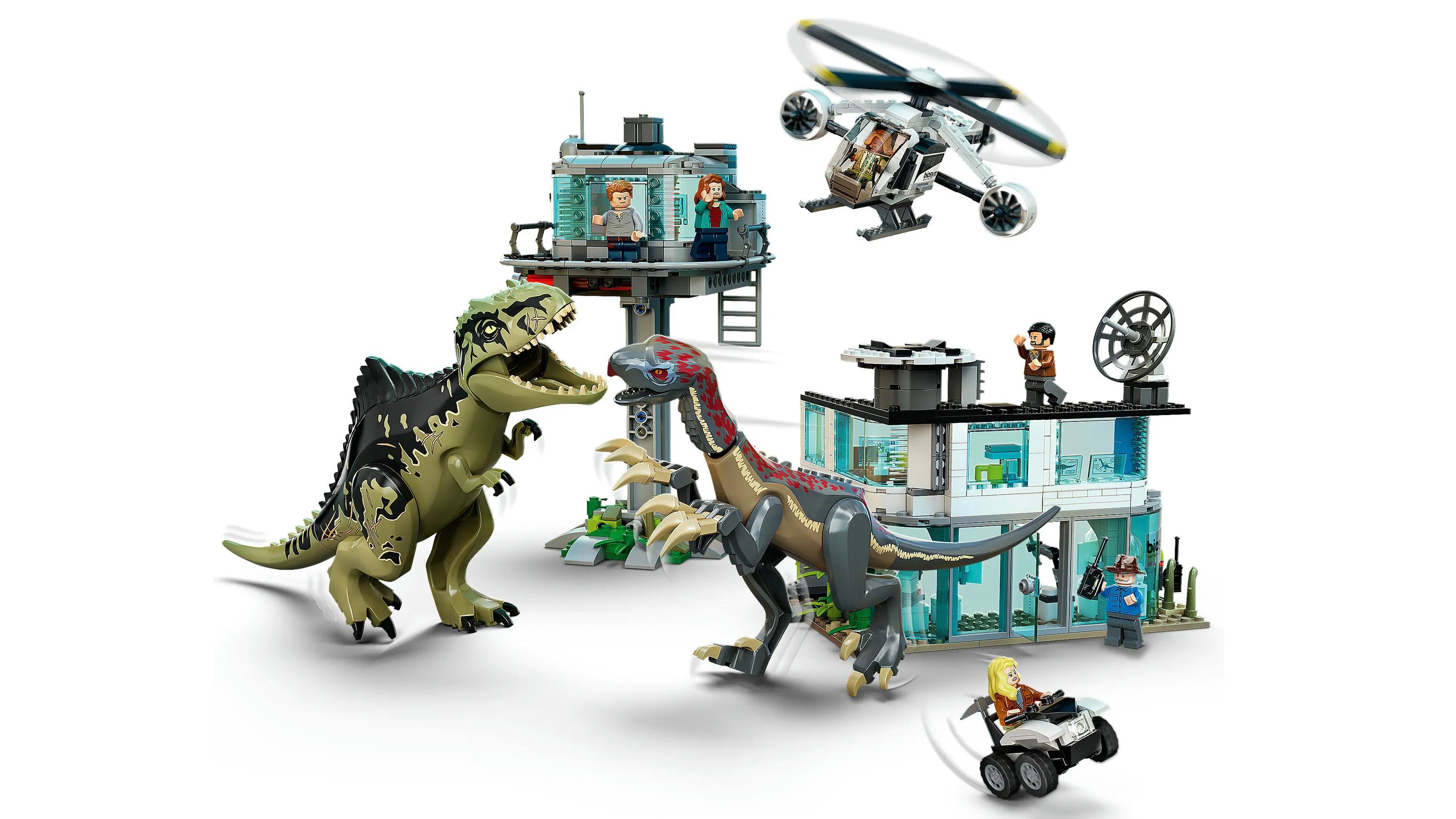 Lego Giganotosaurus &amp; therizinosaurus Attack 76949