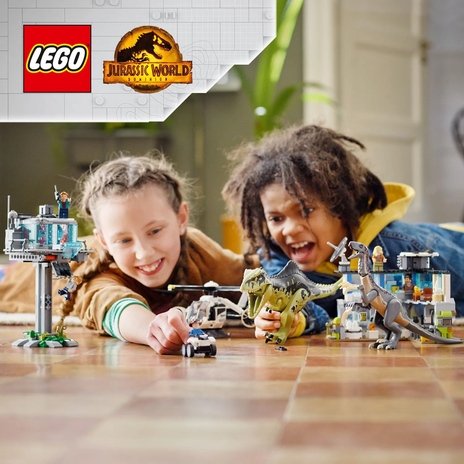 Lego Giganotosaurus &amp; therizinosaurus Attack 76949