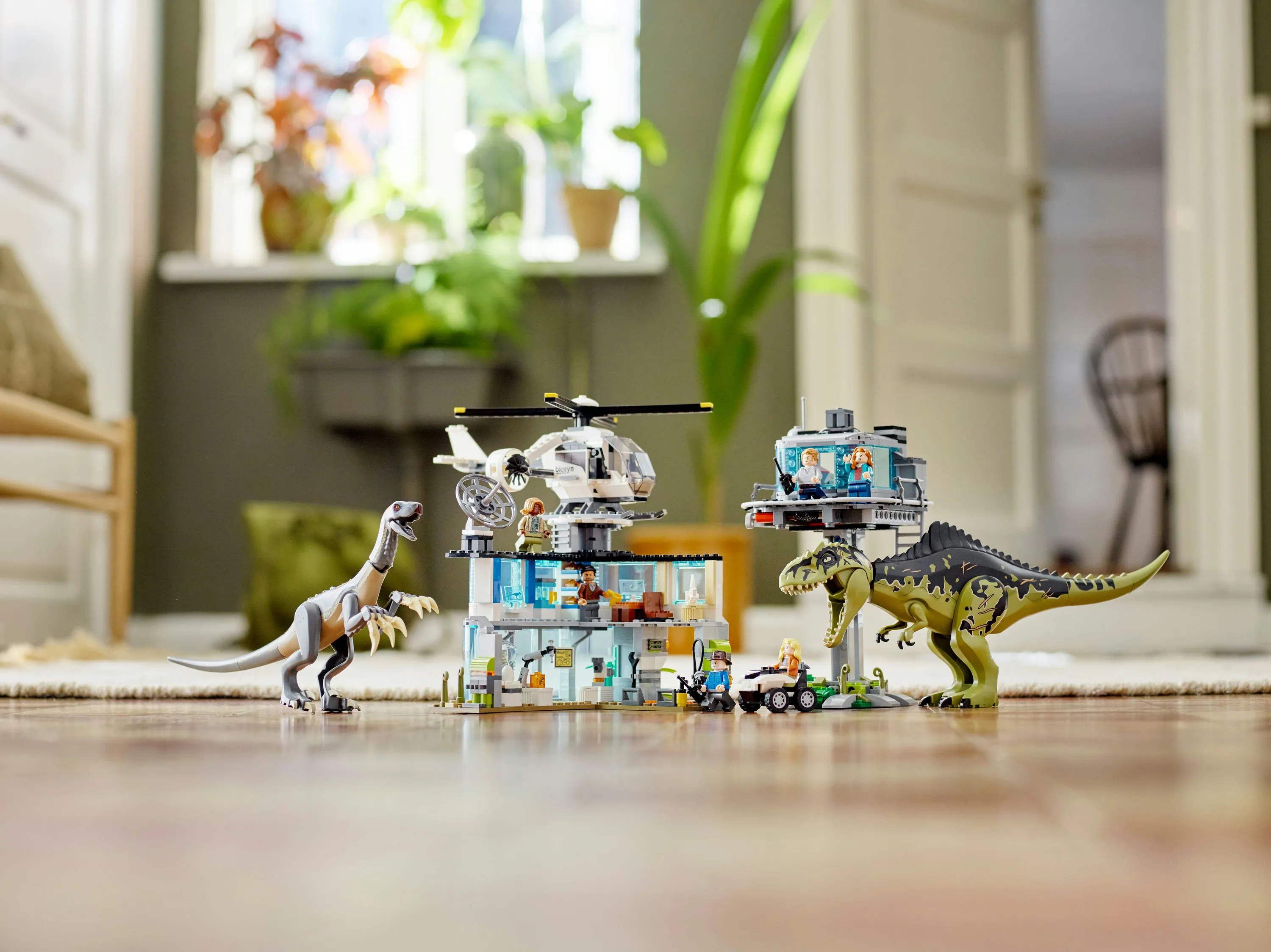 Lego Giganotosaurus &amp; therizinosaurus Attack 76949
