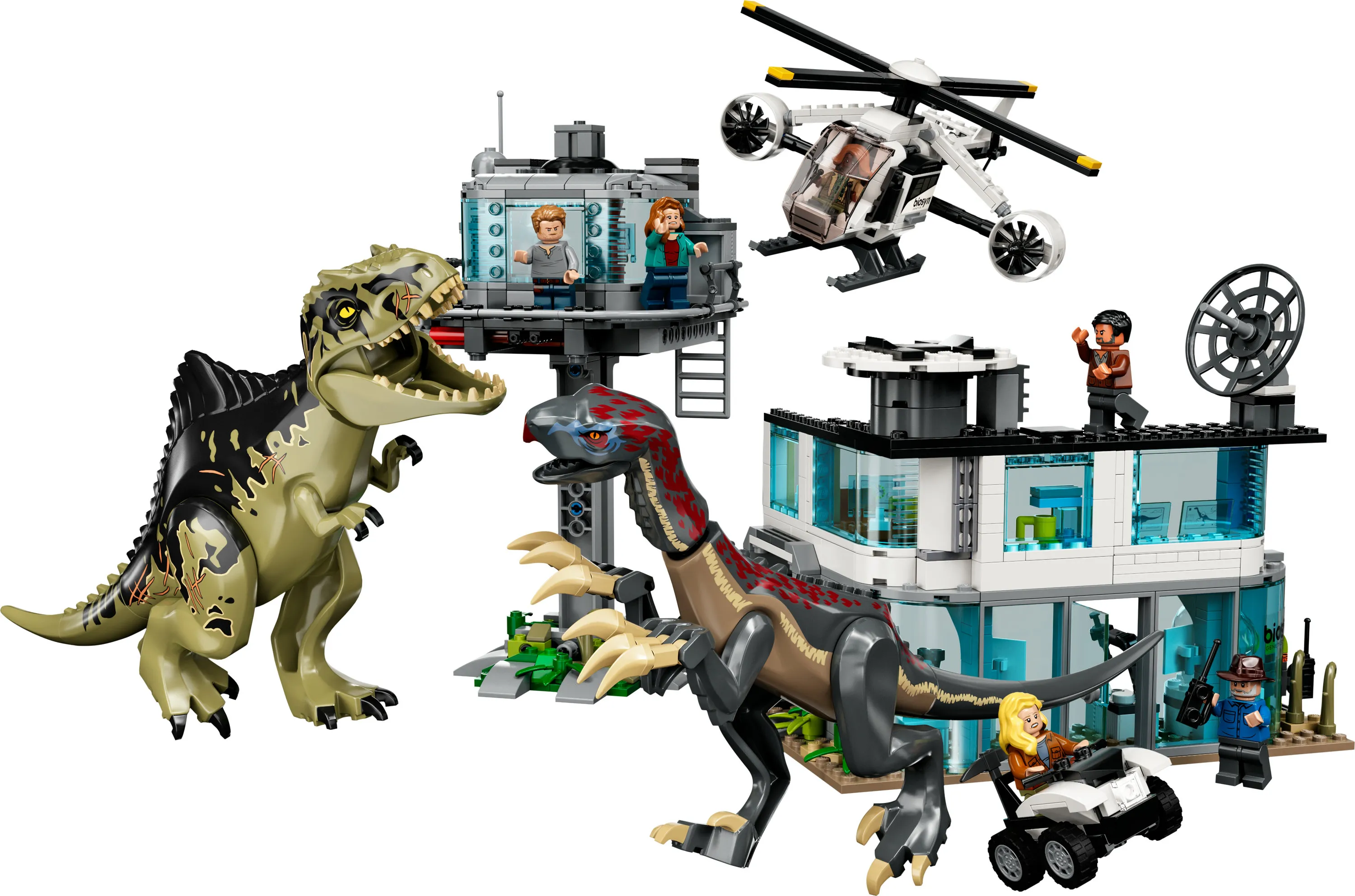 Lego Giganotosaurus &amp; therizinosaurus Attack 76949