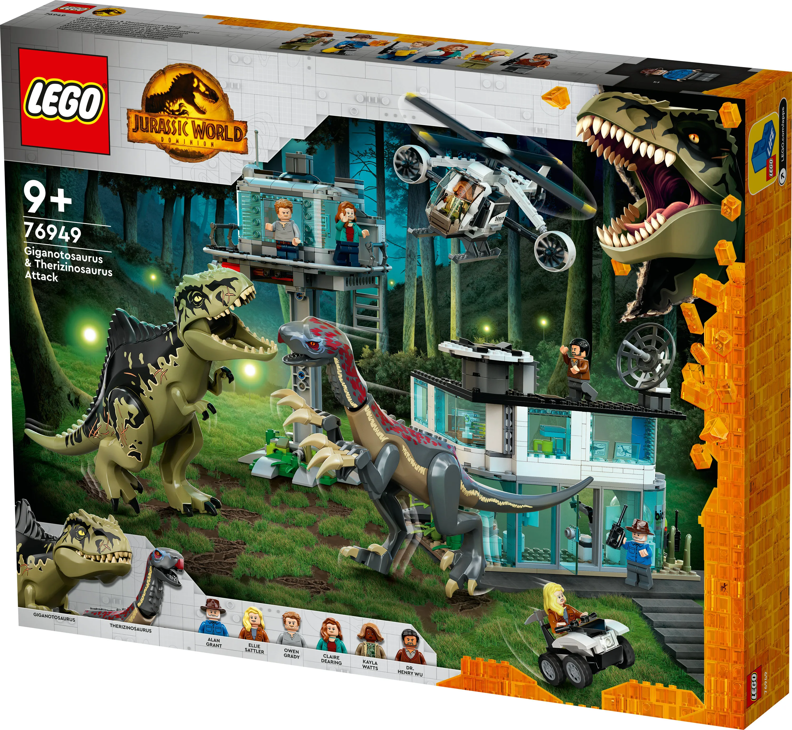Lego Giganotosaurus &amp; therizinosaurus Attack 76949