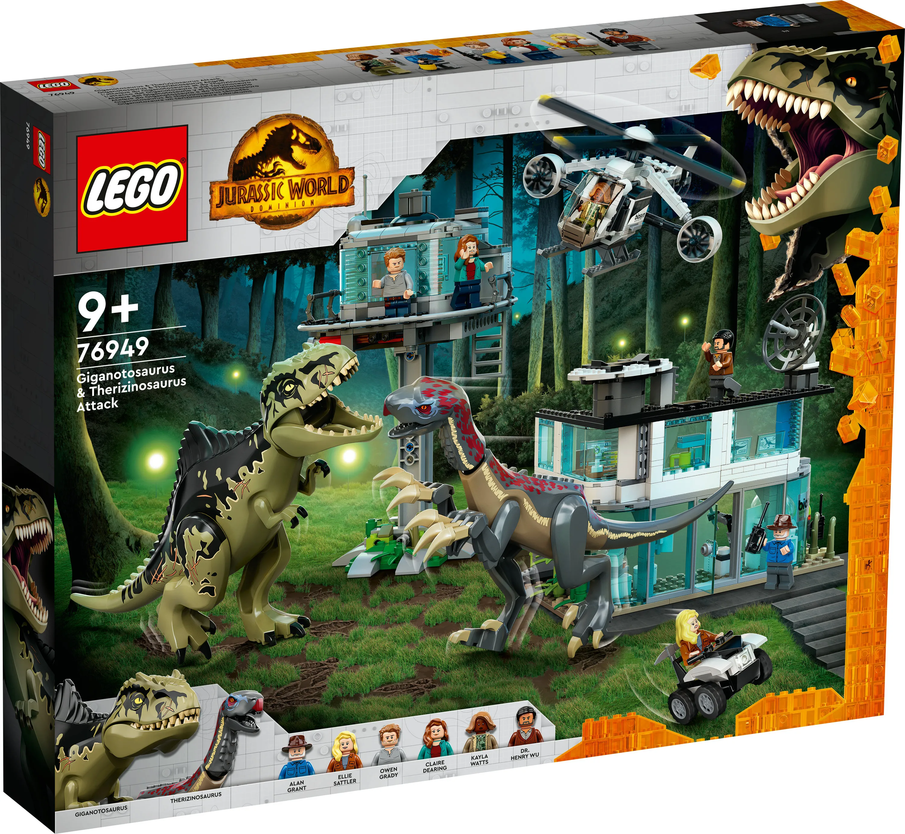 Lego Giganotosaurus &amp; therizinosaurus Attack 76949