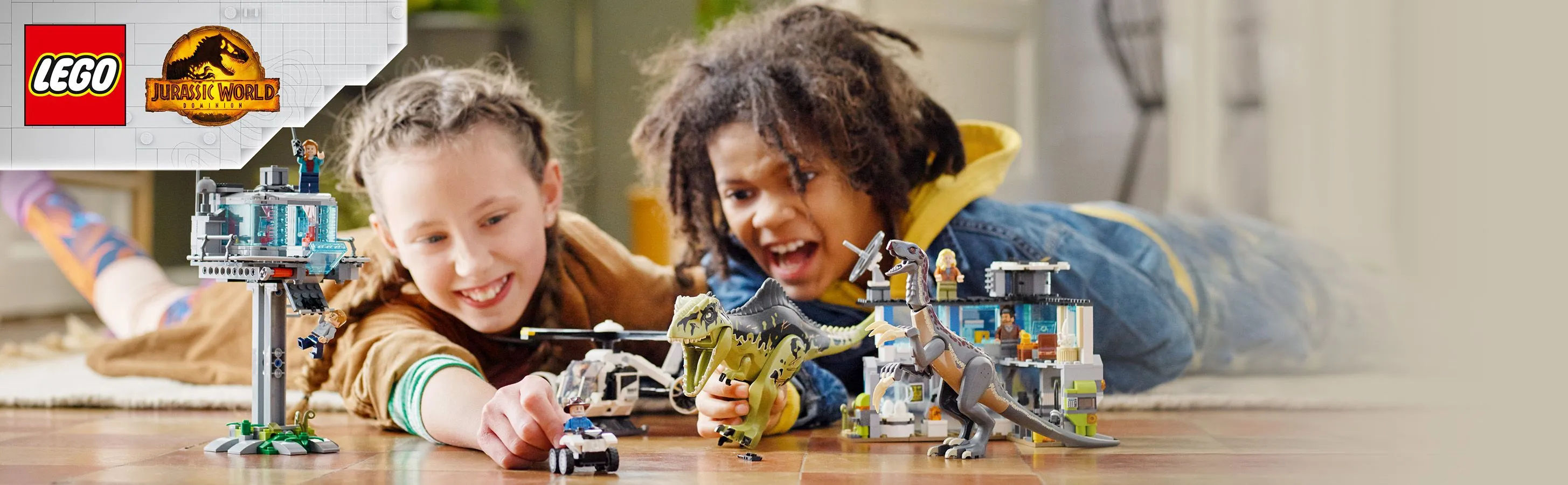 Lego Giganotosaurus &amp; therizinosaurus Attack 76949