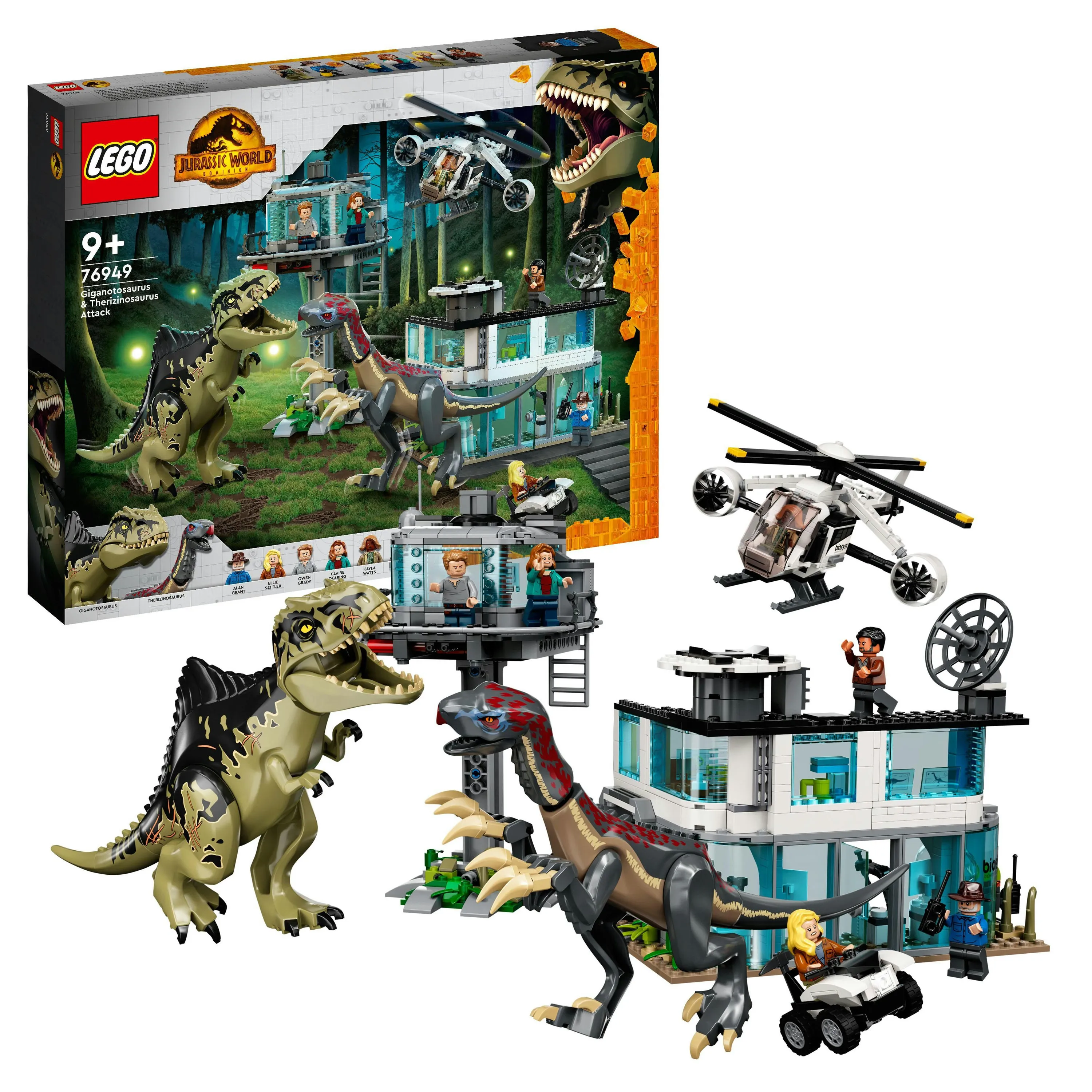 Lego Giganotosaurus &amp; therizinosaurus Attack 76949