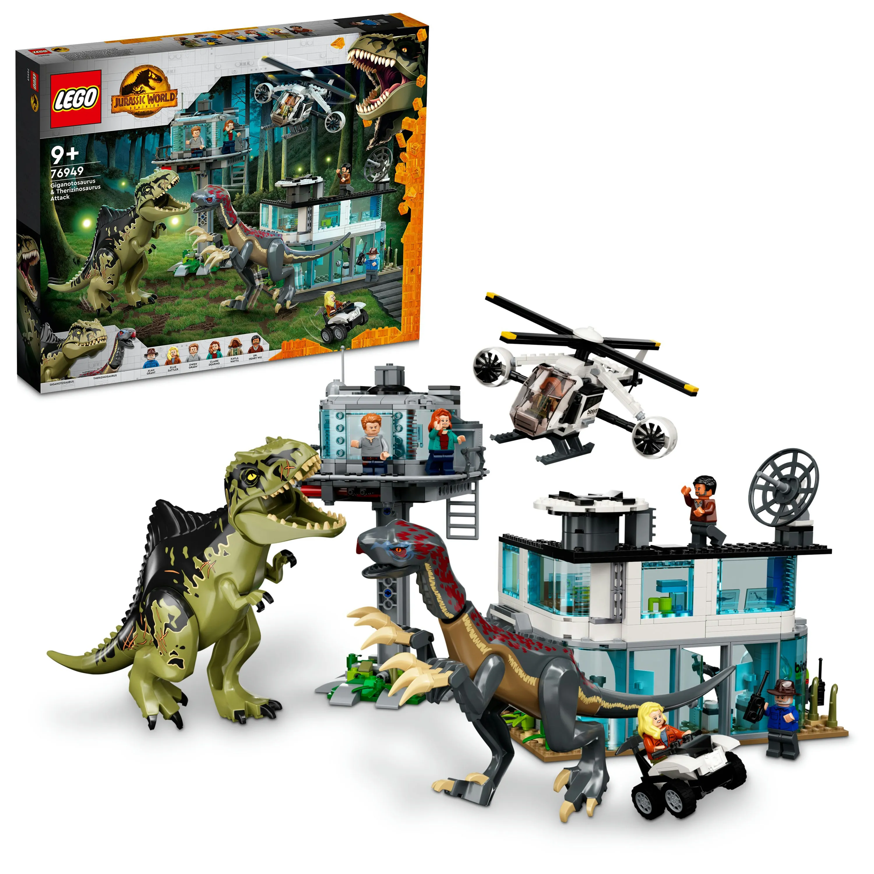 Lego Giganotosaurus &amp; therizinosaurus Attack 76949