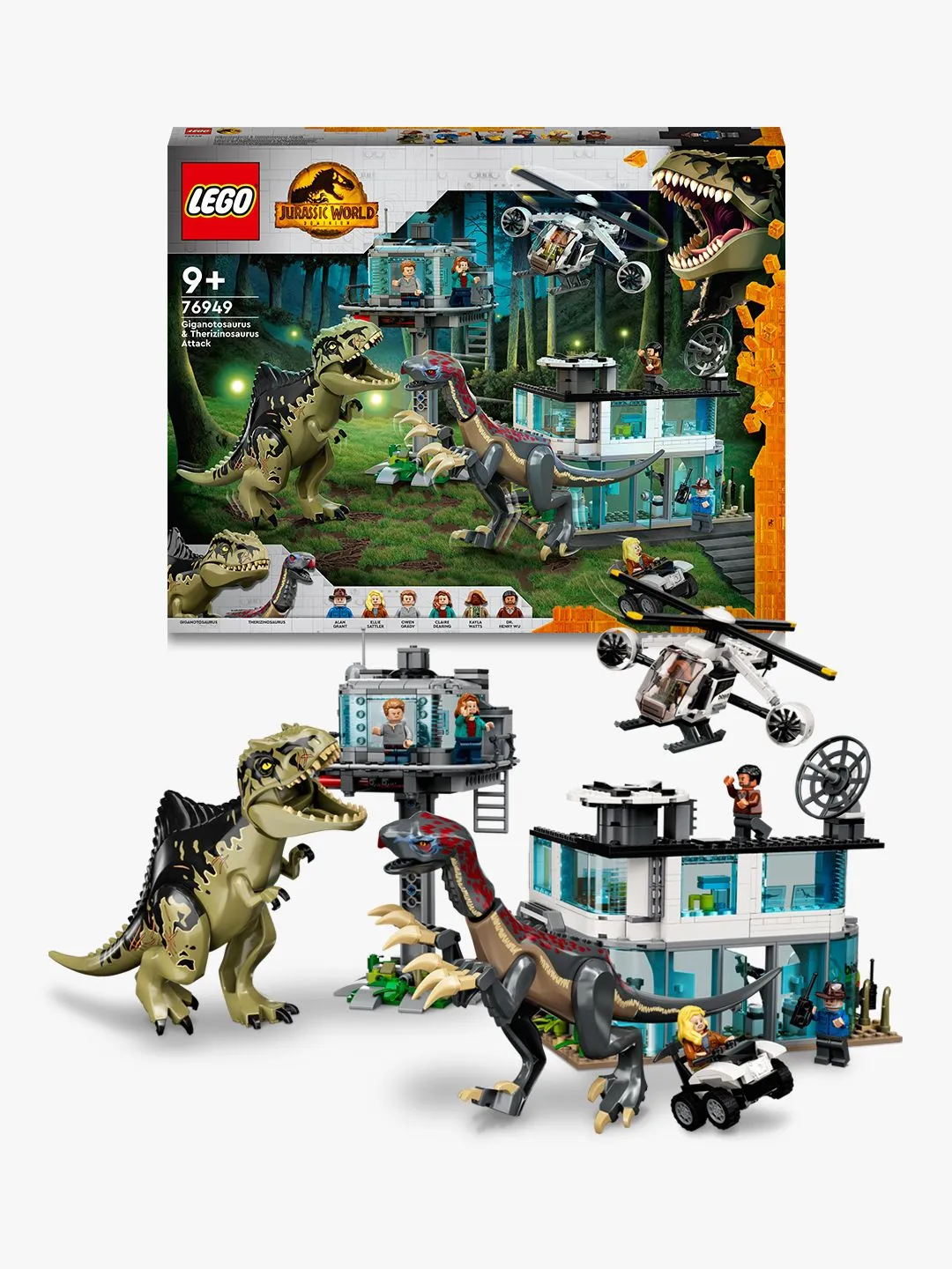 Lego Giganotosaurus &amp; therizinosaurus Attack 76949