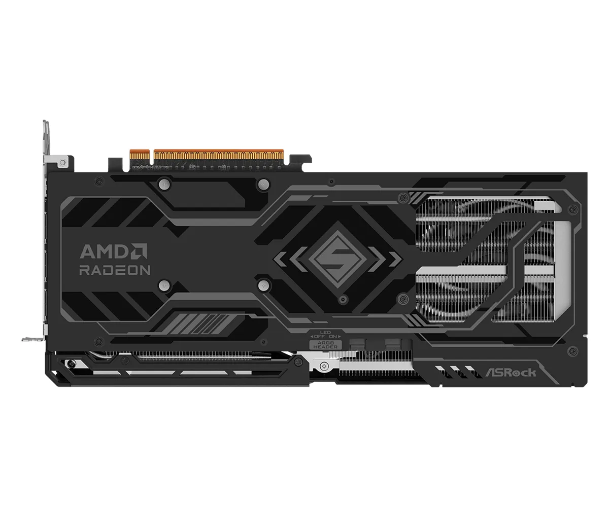 ASRock Radeon RX 9070 GRE Steel Legend Dark OC 12 GB grafikkort