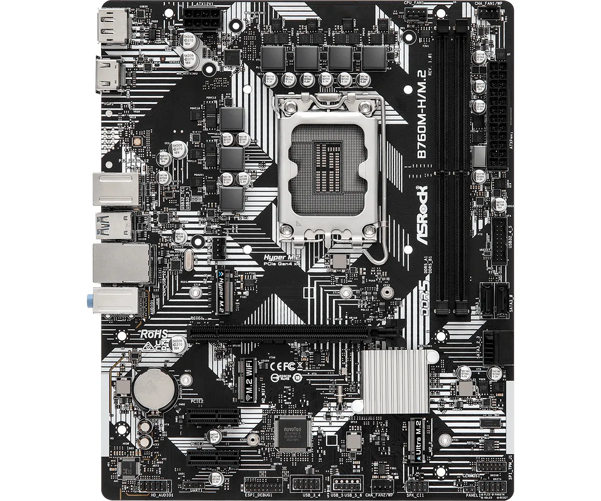 ASRock B760M-H/M.2 mATX - motherboard