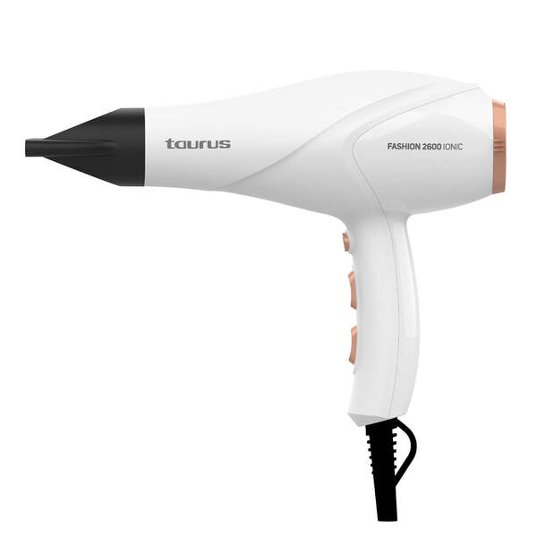 Taurus Fashion 2600 Ionic -hiustenkuivaaja, valkoinen