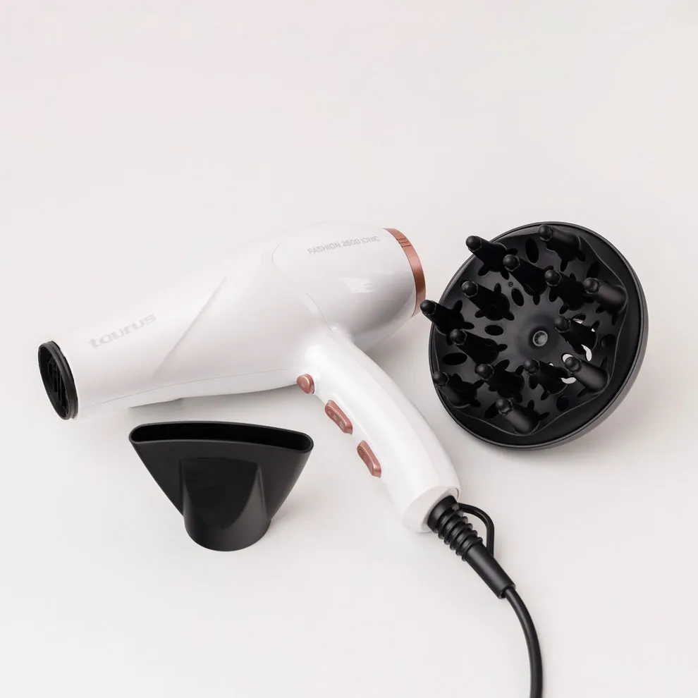 Taurus Fashion 2600 Ionic, 2600W - hair dryer, White