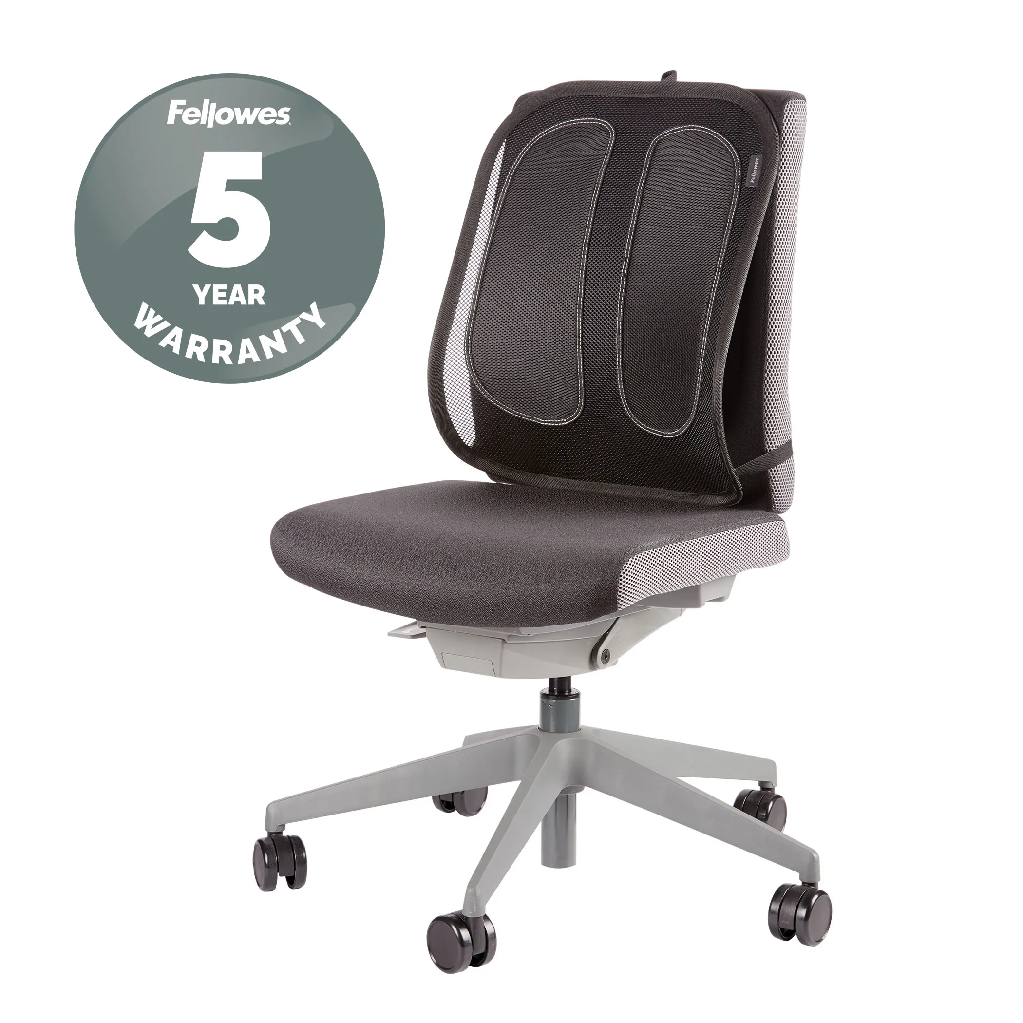 FELLOWES Chair back Office Suites Mesh Back Support Black